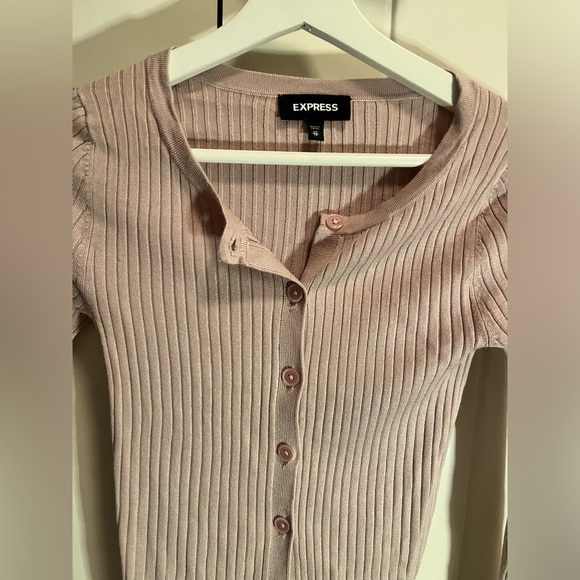 Express Button Down Cardigan in Size XS - Picture 4 of 4